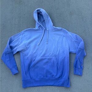 Champion Tie Dye Hoodie Pullover Sweatshirt Men’s XL Purple Blue Lavender